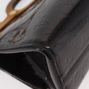 LOUIS VUITTON Monogram Vernis Roxbury Drive Hand Bag Amarante M91995 Auth ka3576-17
