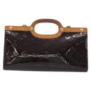 LOUIS VUITTON Monogram Vernis Roxbury Drive Hand Bag Amarante M91995 Auth ka3576-2