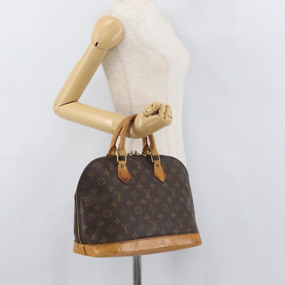 LOUIS VUITTON Monogram Alma Hand Bag M51130 LV Auth ka3577
