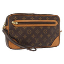 LOUIS VUITTON Monogram Marly Dragonne GM Clutch Bag M51825 LV Auth ka358-1