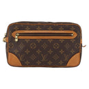 LOUIS VUITTON Monogram Marly Dragonne GM Clutch Bag M51825 LV Auth ka358-13