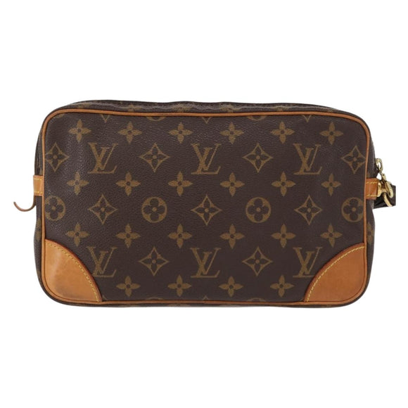 LOUIS VUITTON Monogram Marly Dragonne GM Clutch Bag M51825 LV Auth ka358