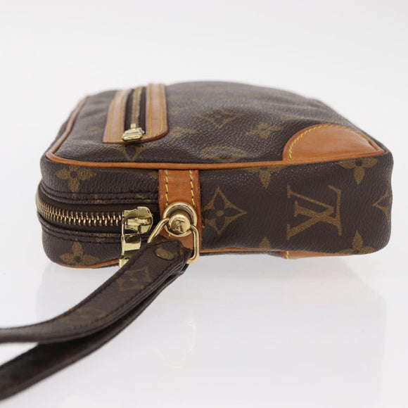 LOUIS VUITTON Monogram Marly Dragonne GM Clutch Bag M51825 LV Auth ka358