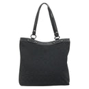 Salvatore Ferragamo Tote Bag Canvas Black Silver Auth ka3582-3