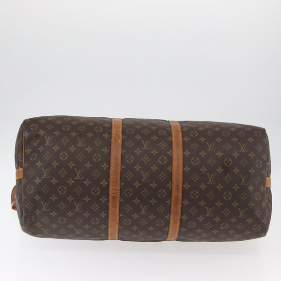 LOUIS VUITTON Monogram Keepall Bandouliere 60 Boston Bag M41412 LV Auth ka3589