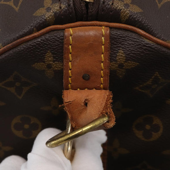 LOUIS VUITTON Monogram Keepall Bandouliere 60 Boston Tasche M41412 LV Auth ka3589