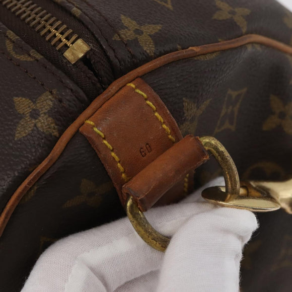 LOUIS VUITTON Monogram Keepall Bandouliere 60 Boston Tasche M41412 LV Auth ka3589