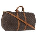 LOUIS VUITTON Monogram Keepall Bandouliere 60 Boston Tasche M41412 LV Auth ka3589-1