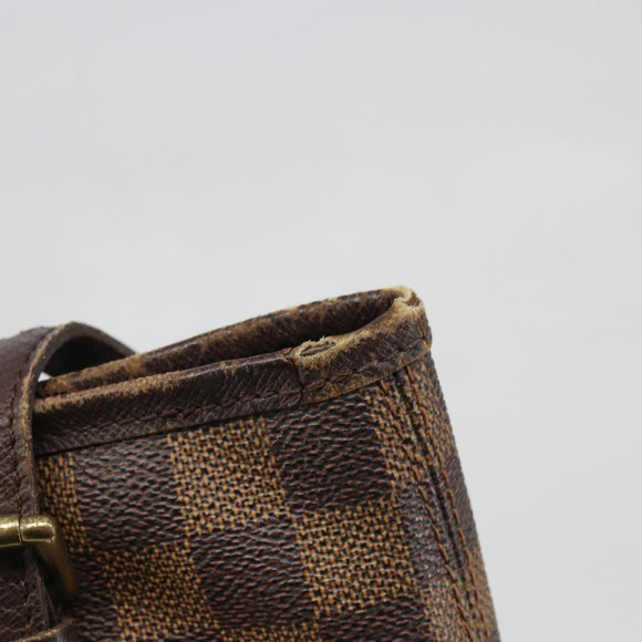 LOUIS VUITTON Damier Ebene Marais Shoulder Bag N42240 LV Auth ka3593