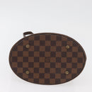 LOUIS VUITTON Damier Ebene Marais Schoudertas N42240 LV Auth ka3595-5