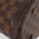 LOUIS VUITTON Damier Ebene Marais Schoudertas N42240 LV Auth ka3595-10