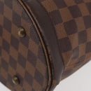 LOUIS VUITTON Damier Ebene Marais Schoudertas N42240 LV Auth ka3595-14