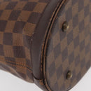 LOUIS VUITTON Damier Ebene Marais Schoudertas N42240 LV Auth ka3595-15