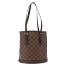 LOUIS VUITTON Damier Ebene Marais Schoudertas N42240 LV Auth ka3595-2