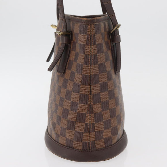 LOUIS VUITTON Damier Ebene Marais Schoudertas N42240 LV Auth ka3595