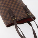 LOUIS VUITTON Damier Ebene Marais Schoudertas N42240 LV Auth ka3595-6