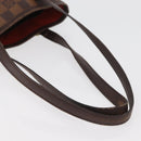 LOUIS VUITTON Damier Ebene Marais Schoudertas N42240 LV Auth ka3595-7