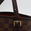 LOUIS VUITTON Damier Ebene Marais Schoudertas N42240 LV Auth ka3595-9