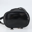 GUCCI Bamboo Shoulder Bag Nylon Black Silver 003 2113 0036 Auth ka360-11