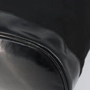 GUCCI Bamboo Shoulder Bag Nylon Black Silver 003 2113 0036 Auth ka360-12