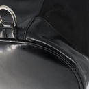 GUCCI Bamboo Shoulder Bag Nylon Black Silver 003 2113 0036 Auth ka360-14