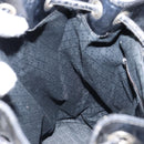 GUCCI Bamboo Shoulder Bag Nylon Black Silver 003 2113 0036 Auth ka360-19