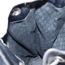 GUCCI Bamboo Shoulder Bag Nylon Black Silver 003 2113 0036 Auth ka360-20