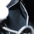 GUCCI Bamboo Shoulder Bag Nylon Black Silver 003 2113 0036 Auth ka360-21