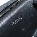 Christian Dior Honeycomb Canvas Chain Shoulder Bag Beige Gold Auth ka3601A-18