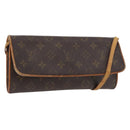 LOUIS VUITTON Monogram Pochette Twin GM Shoulder Bag M51852 LV Auth ka3602-1
