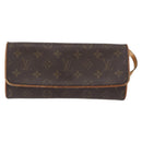 LOUIS VUITTON Monogram Pochette Twin GM Shoulder Bag M51852 LV Auth ka3602-13