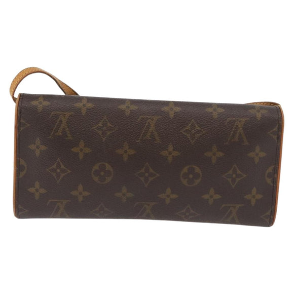 LOUIS VUITTON Monogram Pochette Twin GM Shoulder Bag M51852 LV Auth ka3602