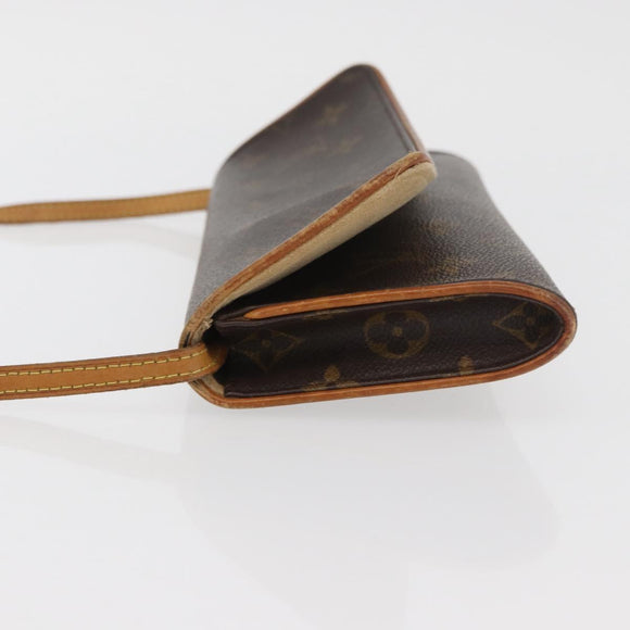 LOUIS VUITTON Monogram Pochette Twin GM Shoulder Bag M51852 LV Auth ka3602