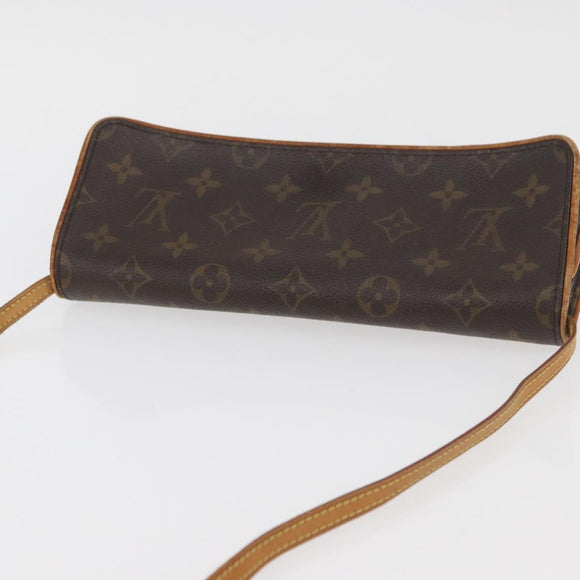 LOUIS VUITTON Monogram Pochette Twin GM Shoulder Bag M51852 LV Auth ka3602