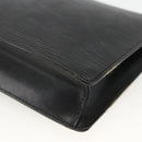 LOUIS VUITTON Epi Serie Dragonne Clutch Bag Black Noir M52612 LV Auth ka3605-15