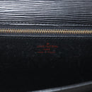 LOUIS VUITTON Epi Serie Dragonne Clutch Bag Black Noir M52612 LV Auth ka3605-17