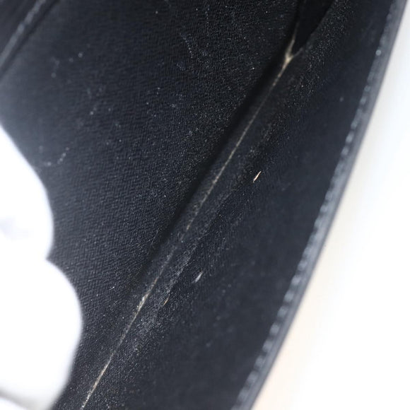 LOUIS VUITTON Epi Serie Dragonne Clutch Bag Black Noir M52612 LV Auth ka3605