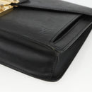 LOUIS VUITTON Epi Serie Dragonne Clutch Bag Black Noir M52612 LV Auth ka3605-7