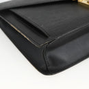 LOUIS VUITTON Epi Serie Dragonne Clutch Bag Black Noir M52612 LV Auth ka3605-14