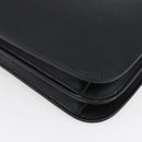 Christian Dior Honeycomb Canvas Shoulder Bag PVC Black Gold Auth ka361-15