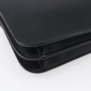 Christian Dior Honeycomb Canvas Shoulder Bag PVC Black Gold Auth ka361-16