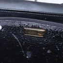 Christian Dior Honeycomb Canvas Shoulder Bag PVC Black Gold Auth ka361-11