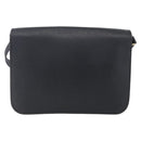 Christian Dior Honeycomb Canvas Shoulder Bag PVC Black Gold Auth ka361-2