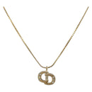 Christian Dior Necklace metal Gold Tone Auth ka3612A-1