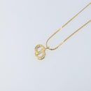 Christian Dior Necklace metal Gold Tone Auth ka3612A-3