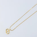 Christian Dior Necklace metal Gold Tone Auth ka3612A-4