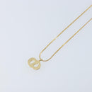 Christian Dior Necklace metal Gold Tone Auth ka3612A-9