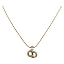 Christian Dior Necklace metal Gold Tone Auth ka3615A-1