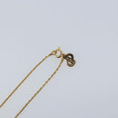 Christian Dior Necklace metal Gold Tone Auth ka3615A-12