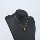 Christian Dior Necklace metal Gold Tone Auth ka3615A-13